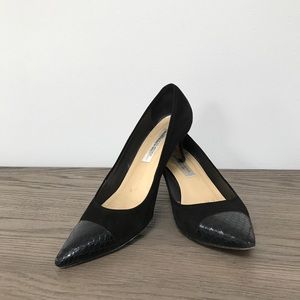 Saks Fifth Avenue Kitten Heel Pumps